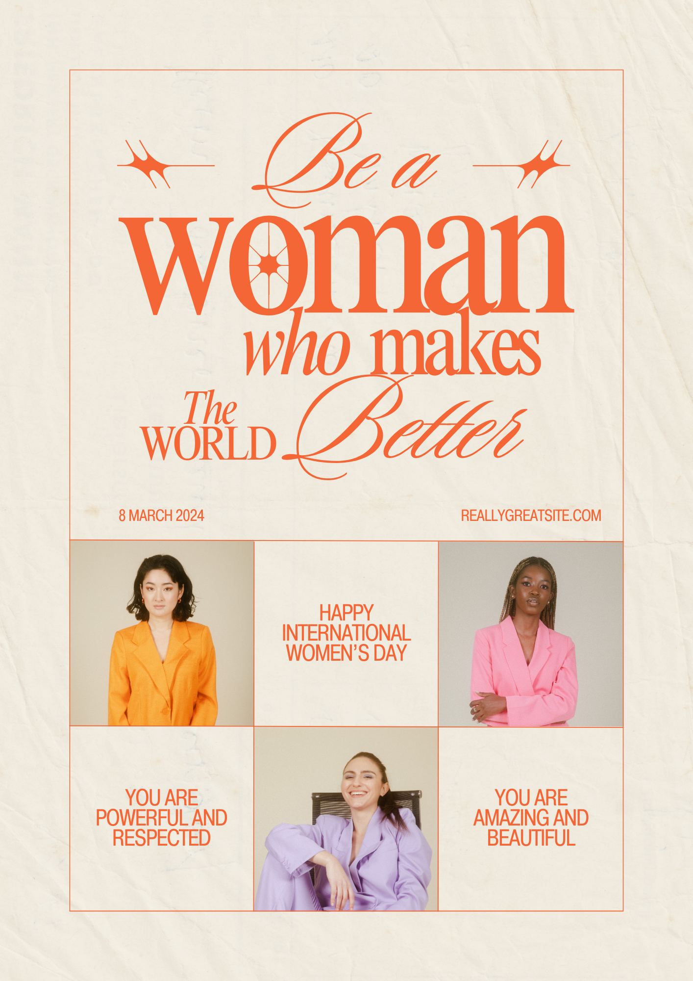 Canva Template |  Women’s Day Campaign Flyer