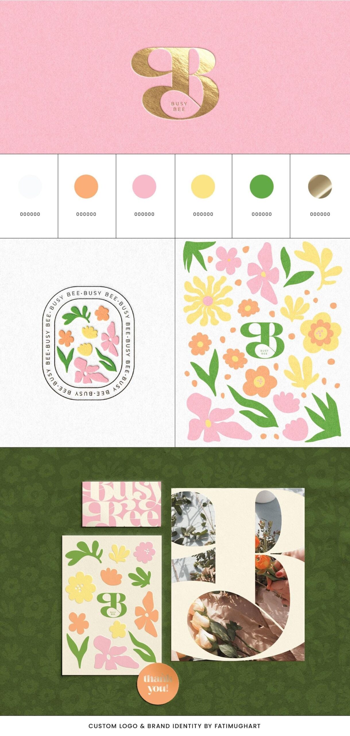 Custom Hand-Drawn Logo Design & Branding Kit