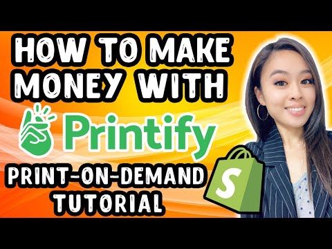 HOW TO MAKE MONEY WITH PRINT ON DEMAND – PRINTIFY CANVAS REVIEW