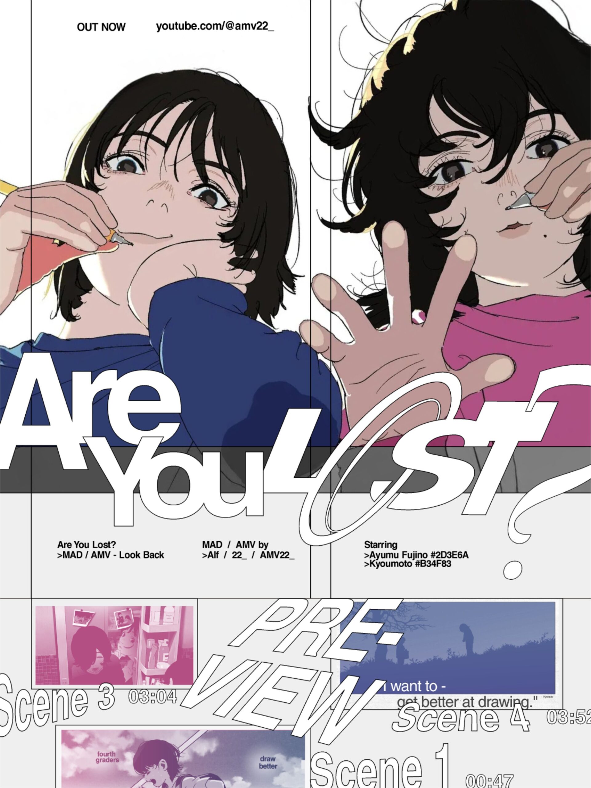 Look Back AMV Poster – Are You Lost (OUT NOW ON YOUTUBE)