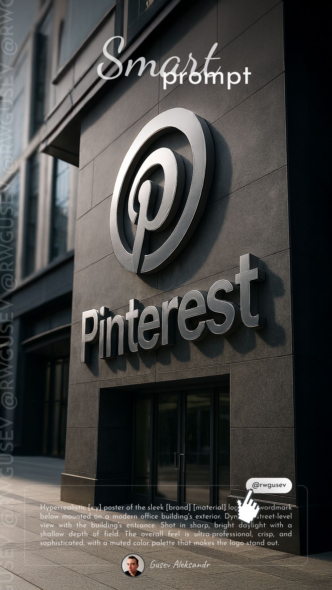 3D Logo on Corporate Facade | Smart Prompt