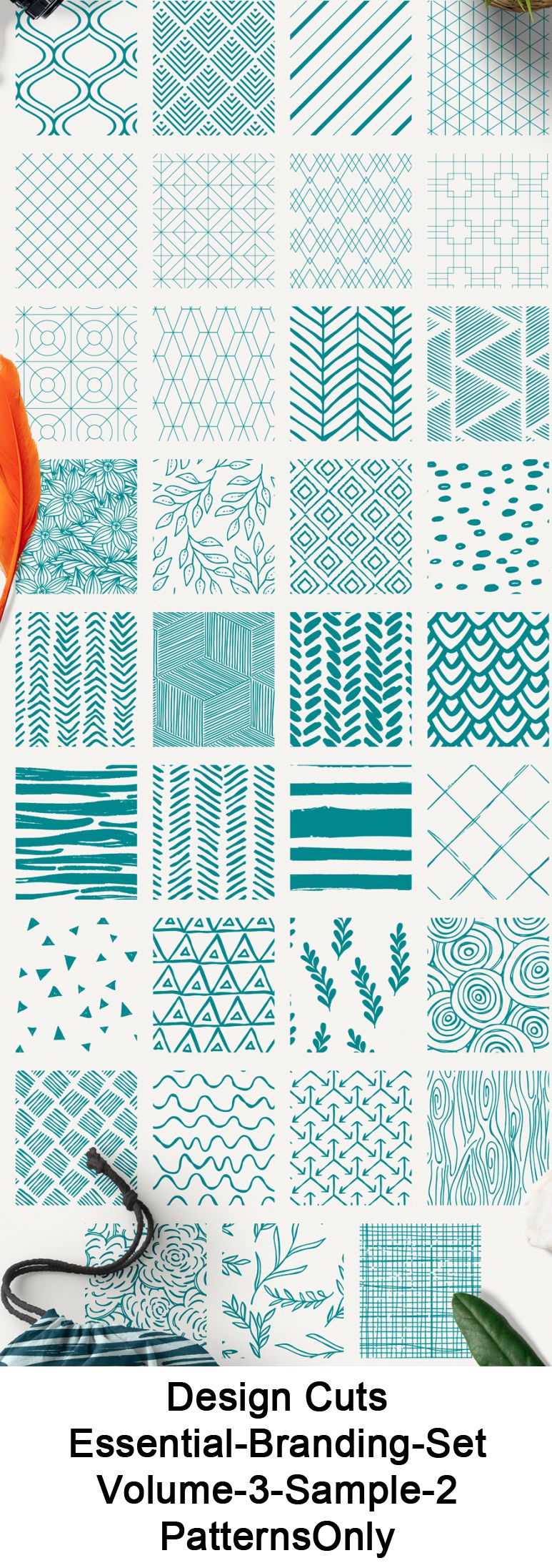 MySt Design Cuts Essential-Branding-Set Volume-3 Sample-2 Patterns Only