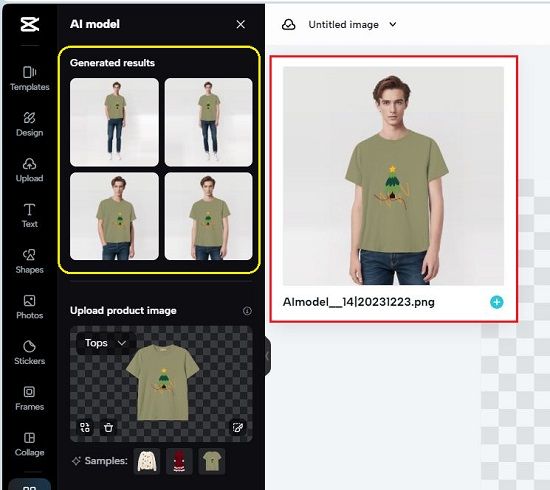 How to use Virtual AI Models by CapCut to Try on your Cloth Designs