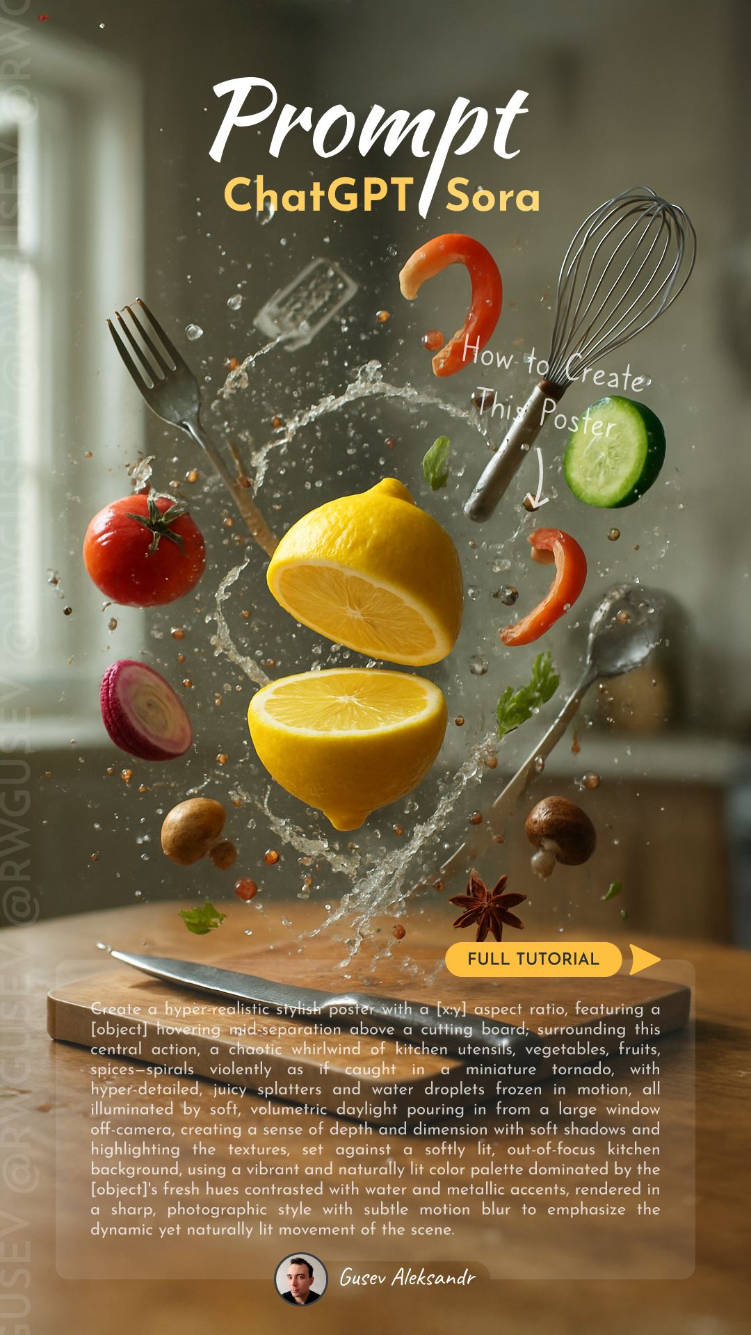 ChatGPT & Sora Prompt: The Cooking Tornado