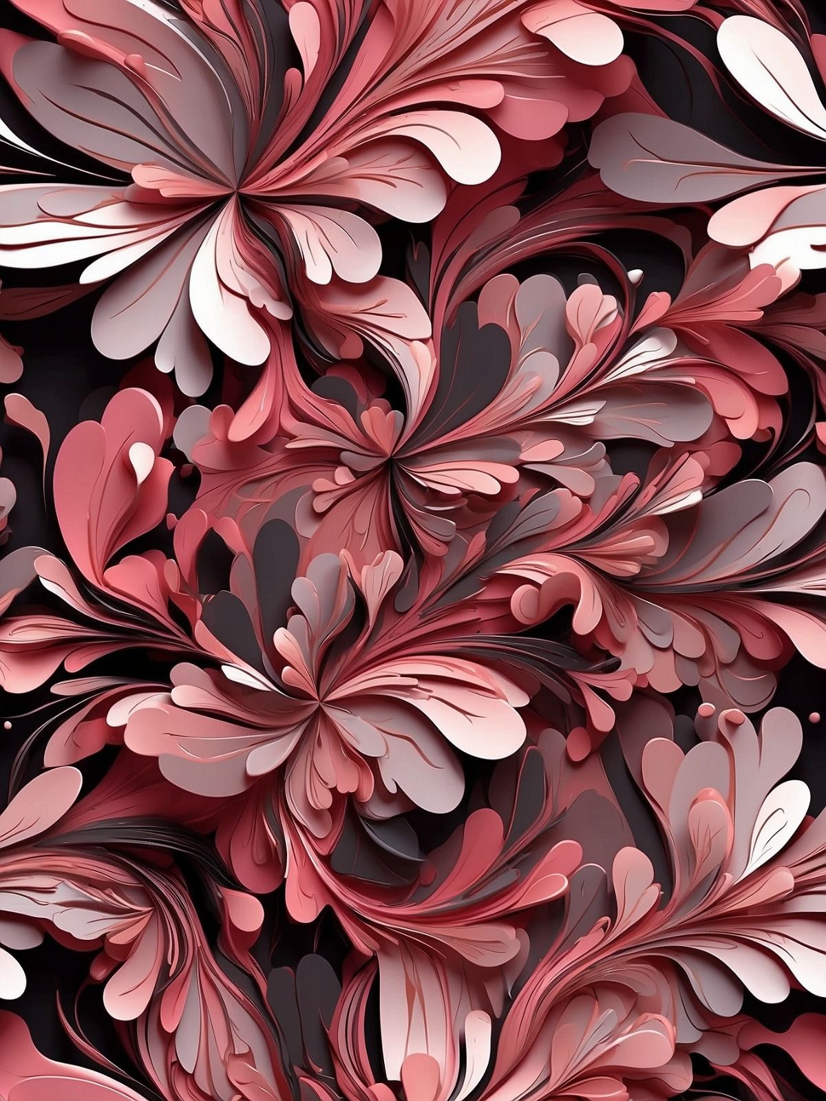 Pink And Black Pattern