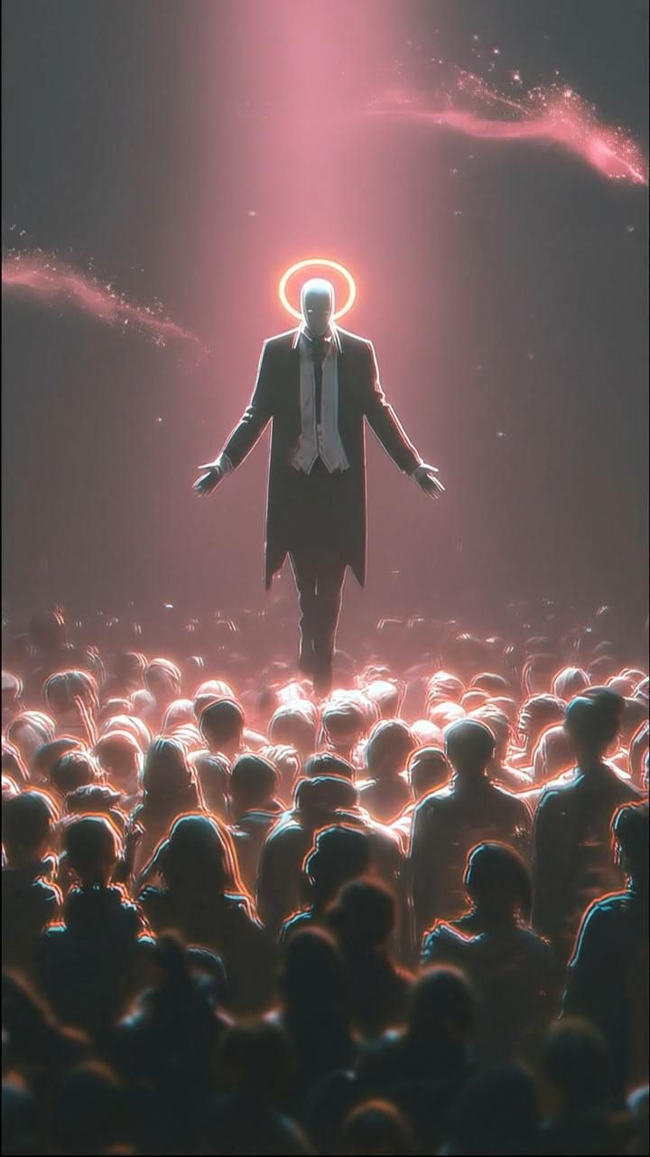 The Pink Messiah | Neon Cult Aesthetic