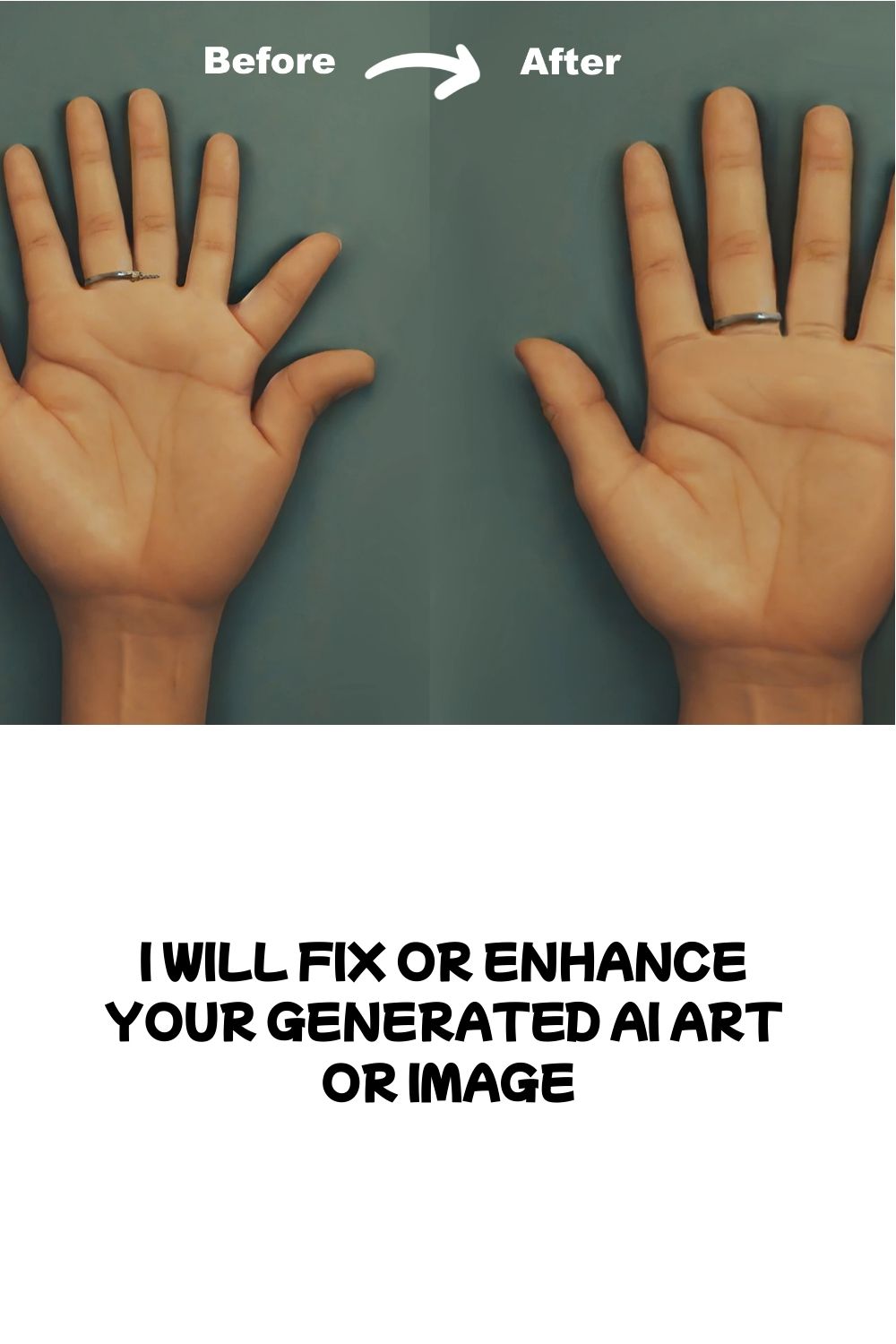 I will fix or enhance your generated ai art or image