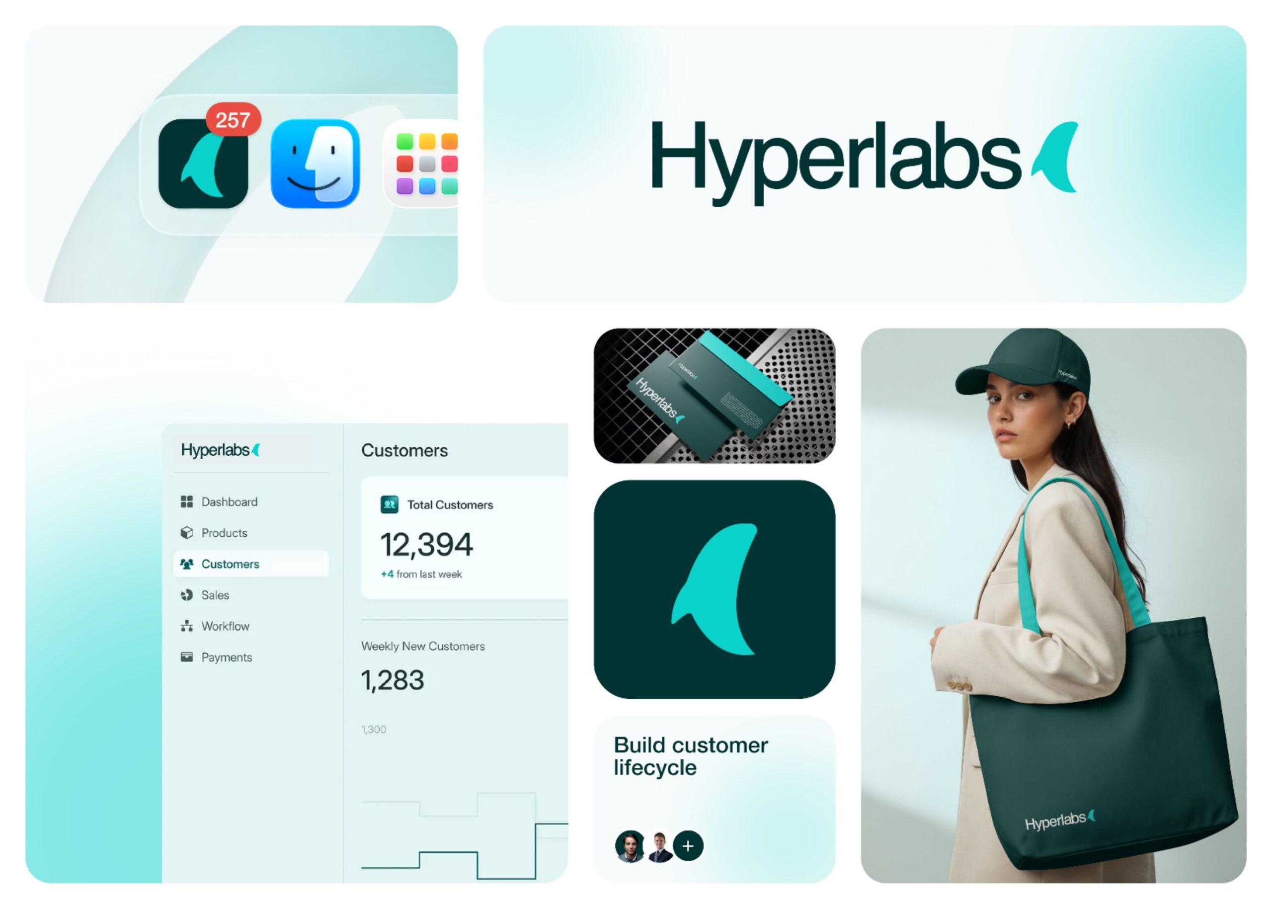Timeless branding design for Hyperlabs