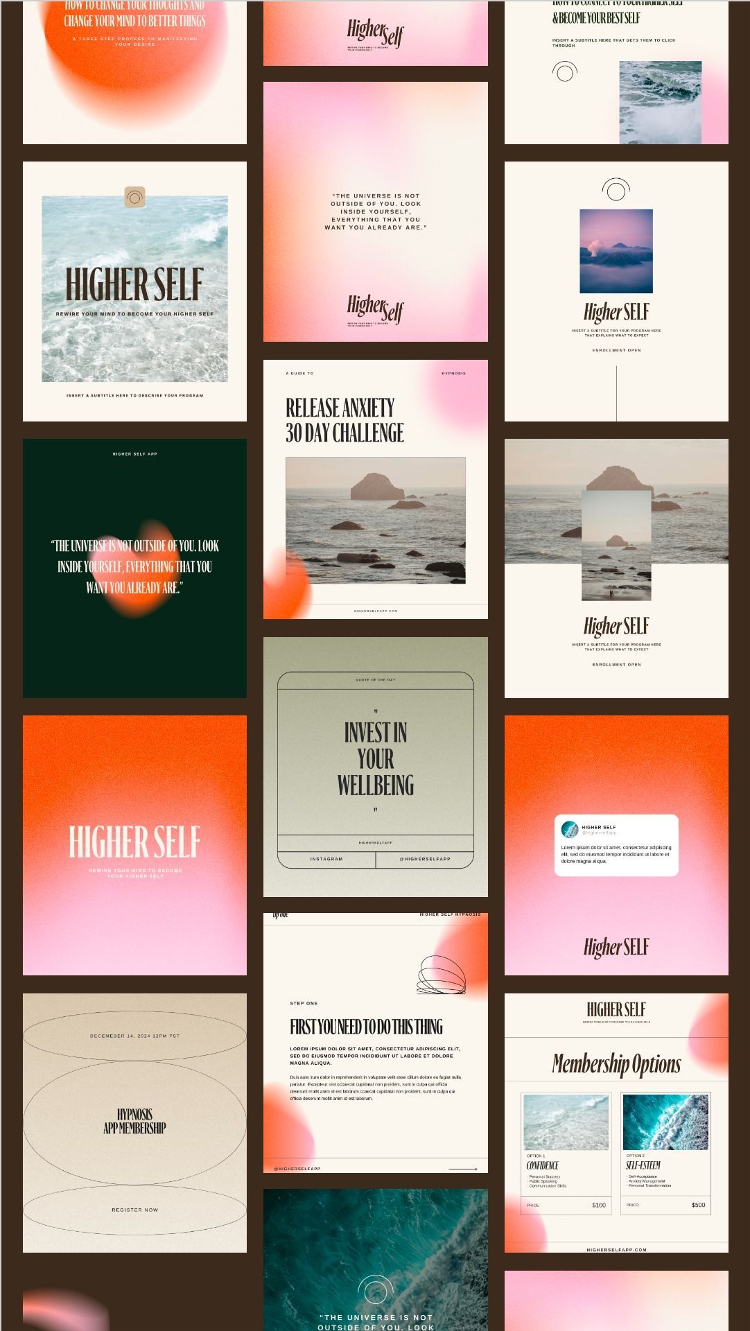 Social Media Branding For Hypnosis App