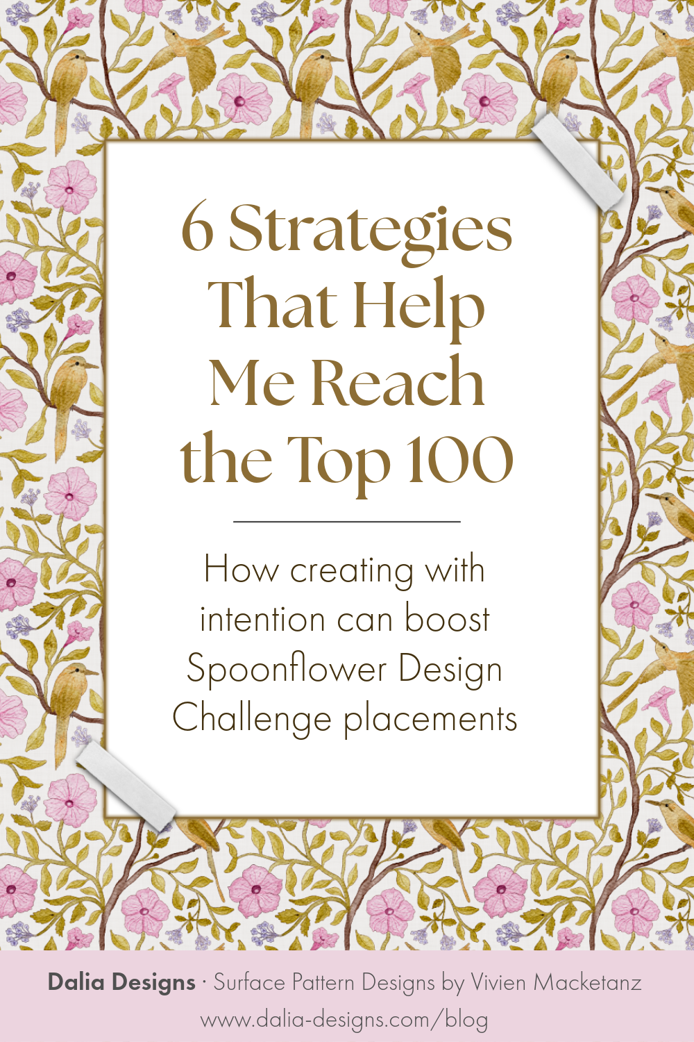6 Strategies to Consistently Hit the Spoonflower Top 100 in the Design Challenges