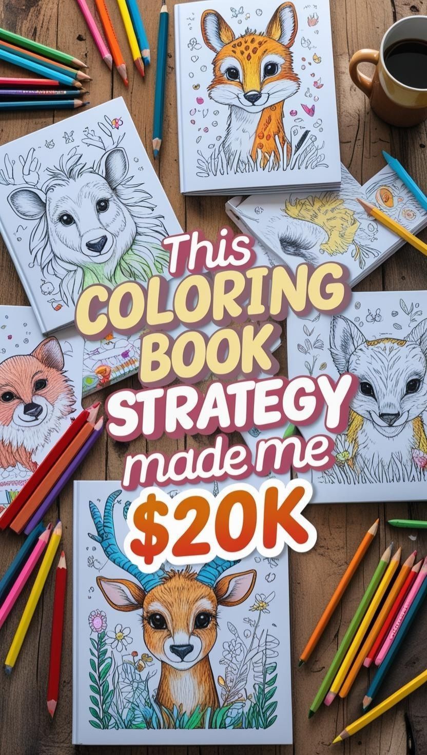 This Beginner-Friendly Coloring Book Method Made K in a Month