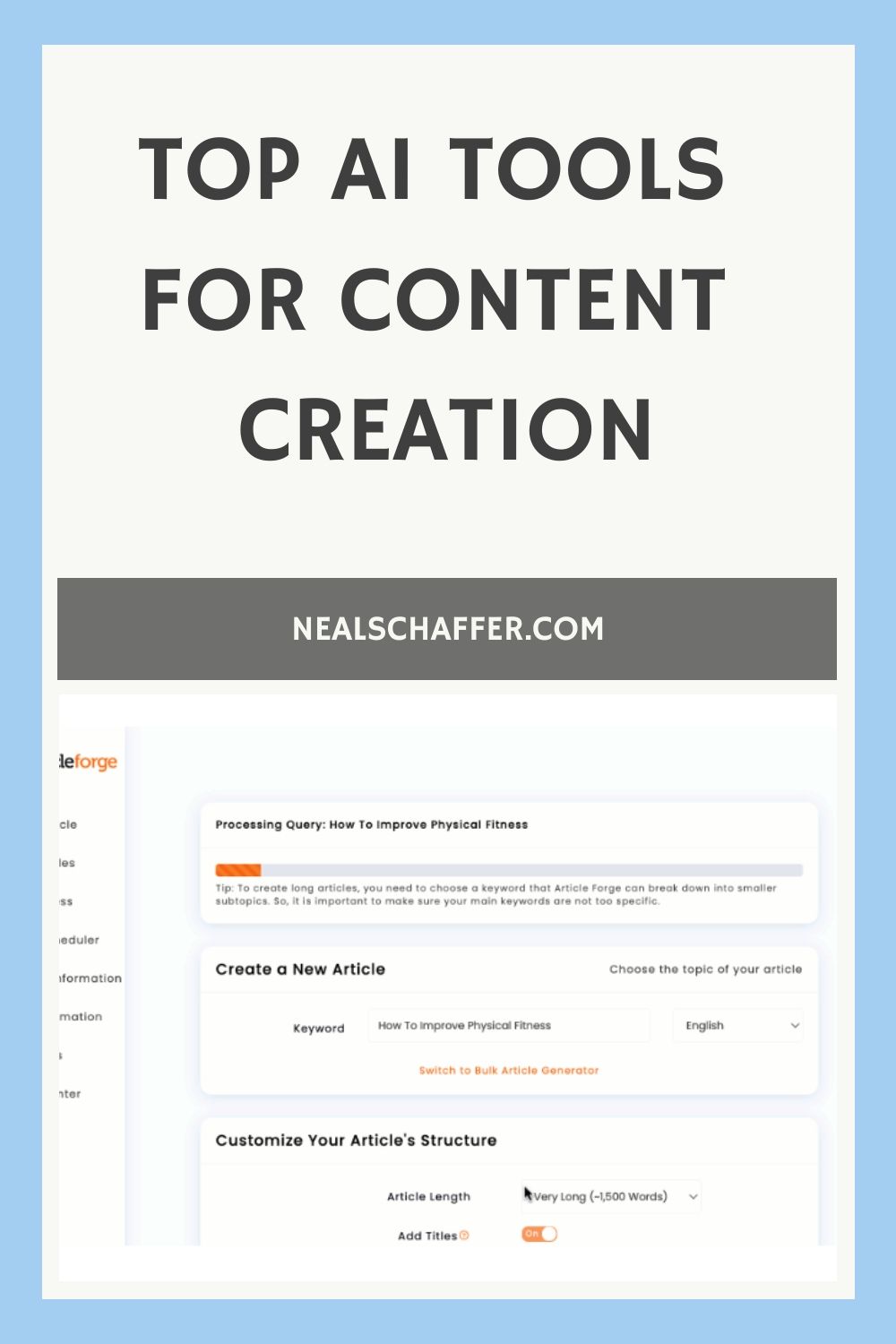 Top AI tools for content creation