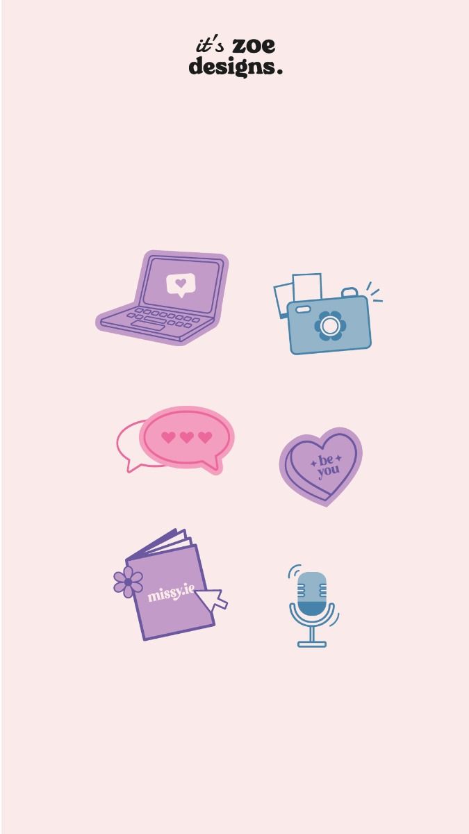 Y2K Illustrations- Retro- 90s- Media Illustrations- Gen Z- Branding- Brand Pattern