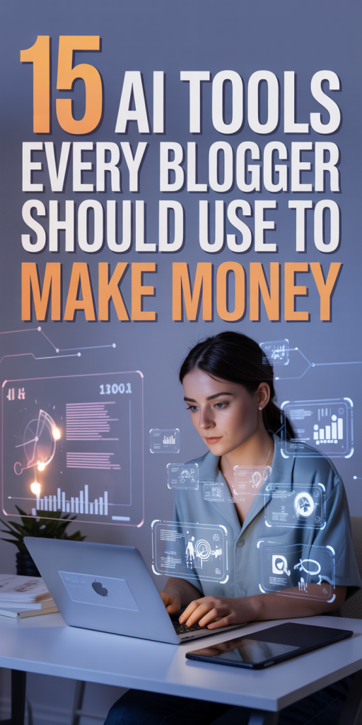 15 AI Tools Every Blogger Should Use to Make More Money