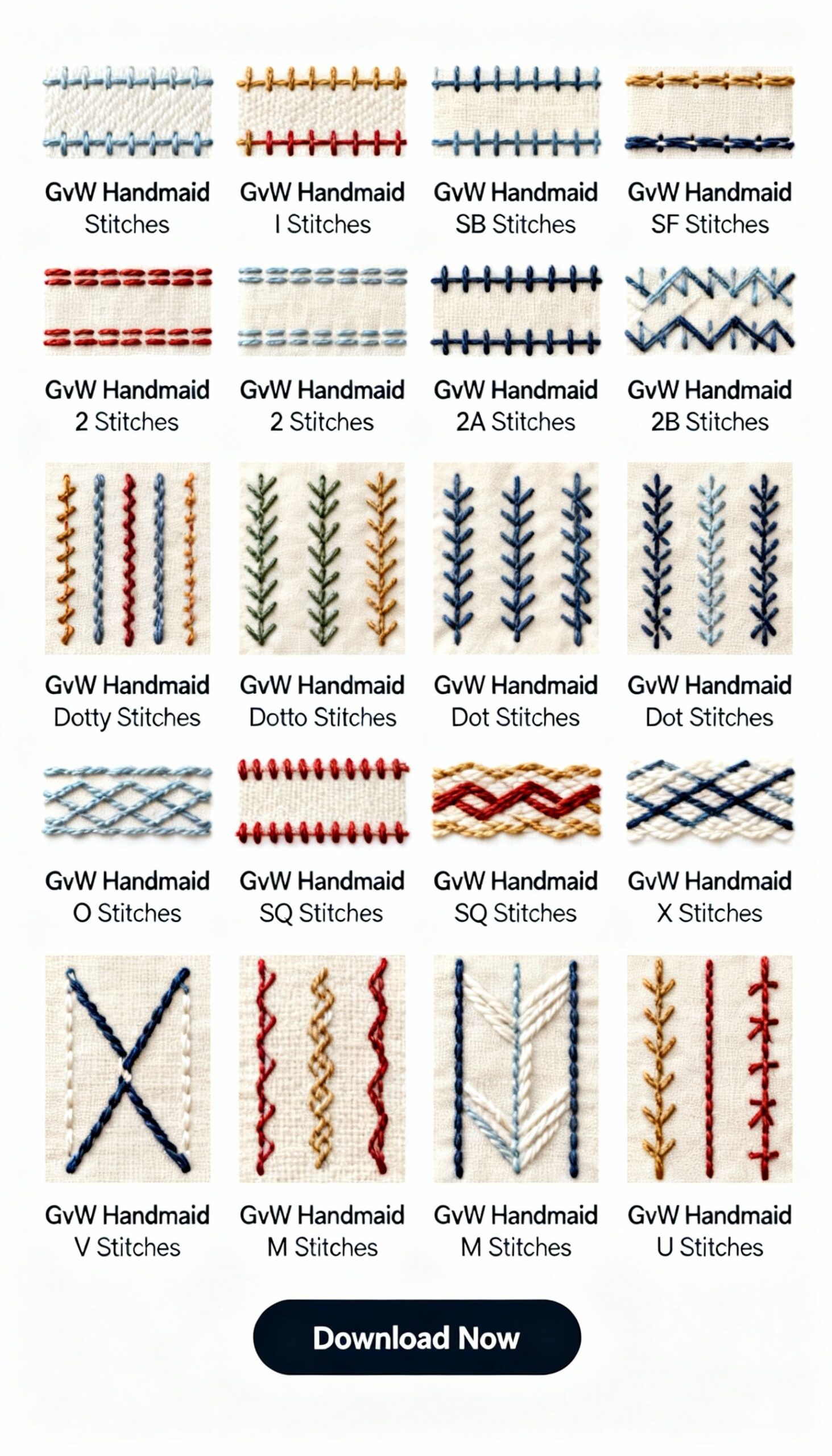 Procreate Watercolor Brushes Free Stitches Set