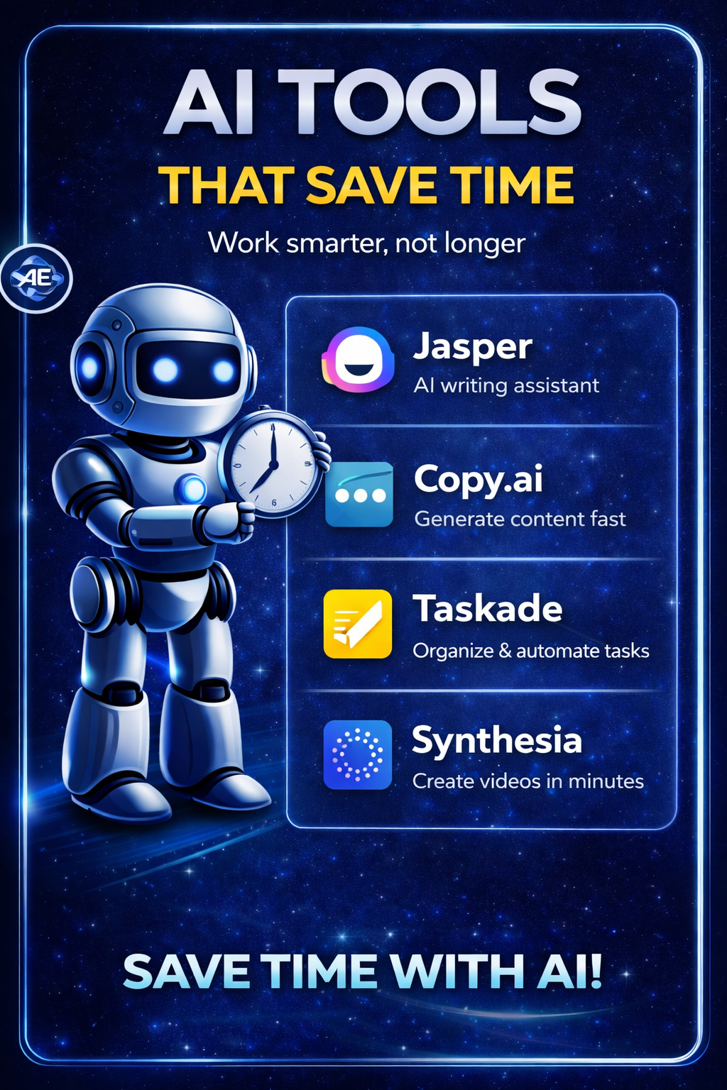 AI Tools That Save Time (Work Smarter Every Day)
