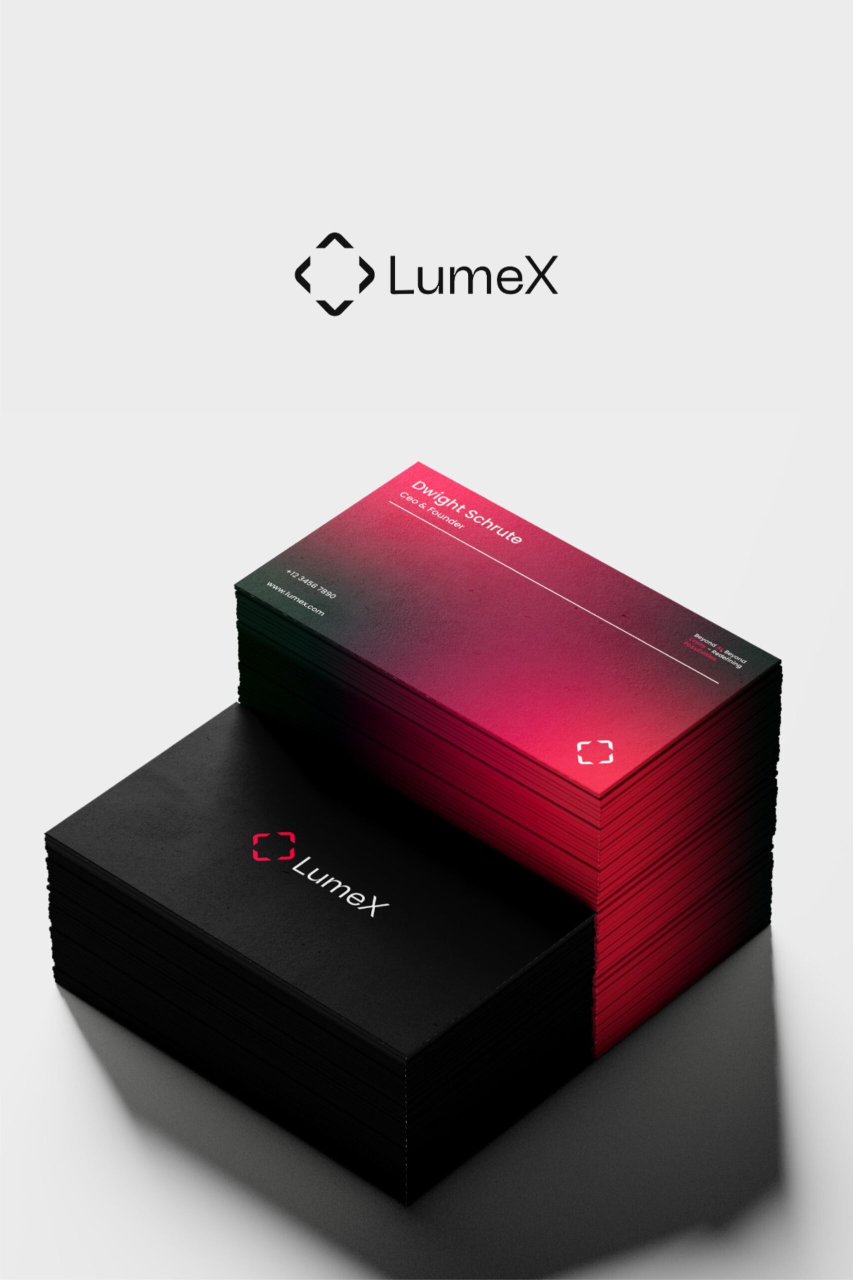 Best Futuristic Tech Logo Design – LumeX AI Branding Concept🔹