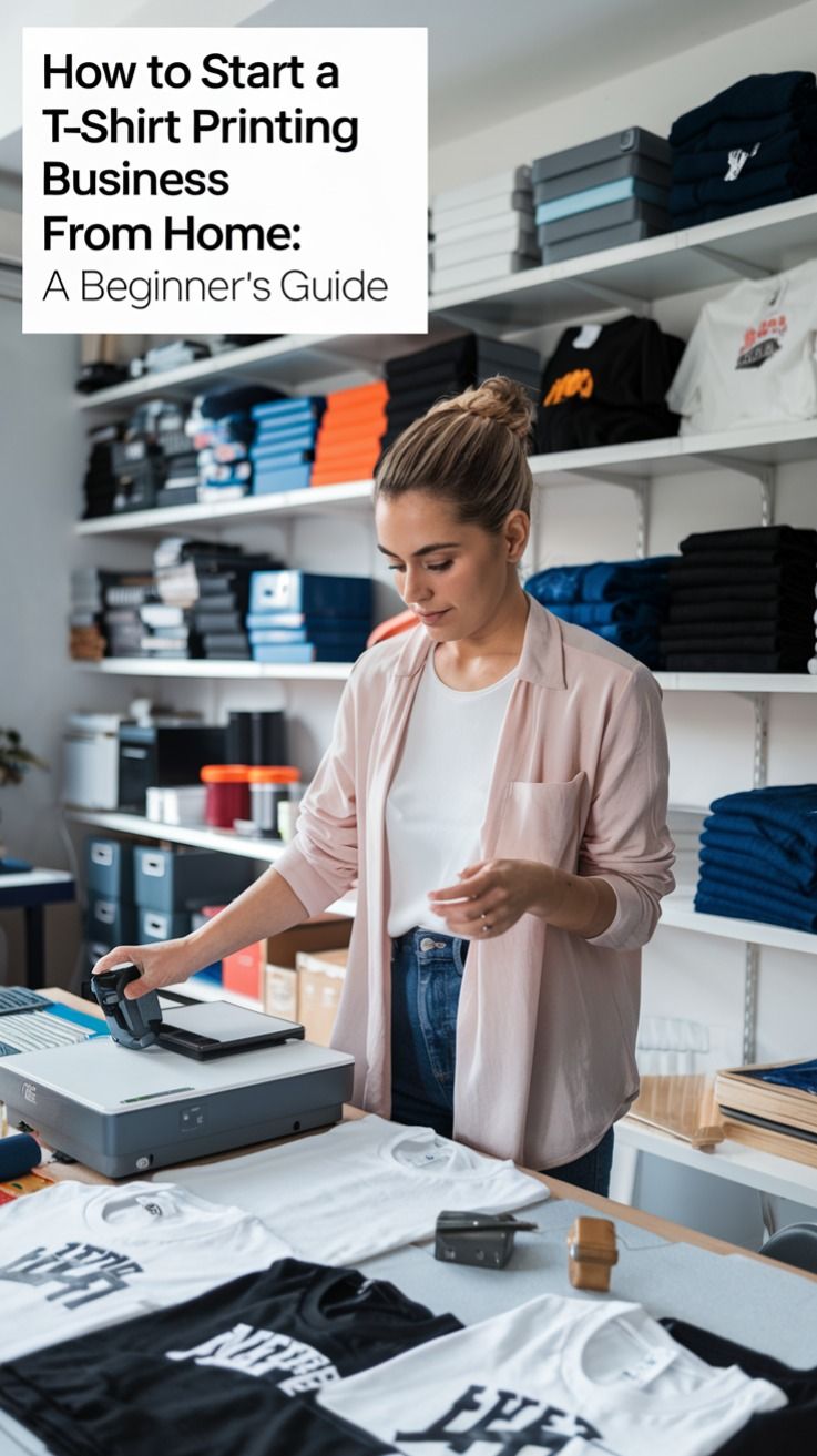 How to Start a T-Shirt Printing Business from Home: A Beginner’s Guide?