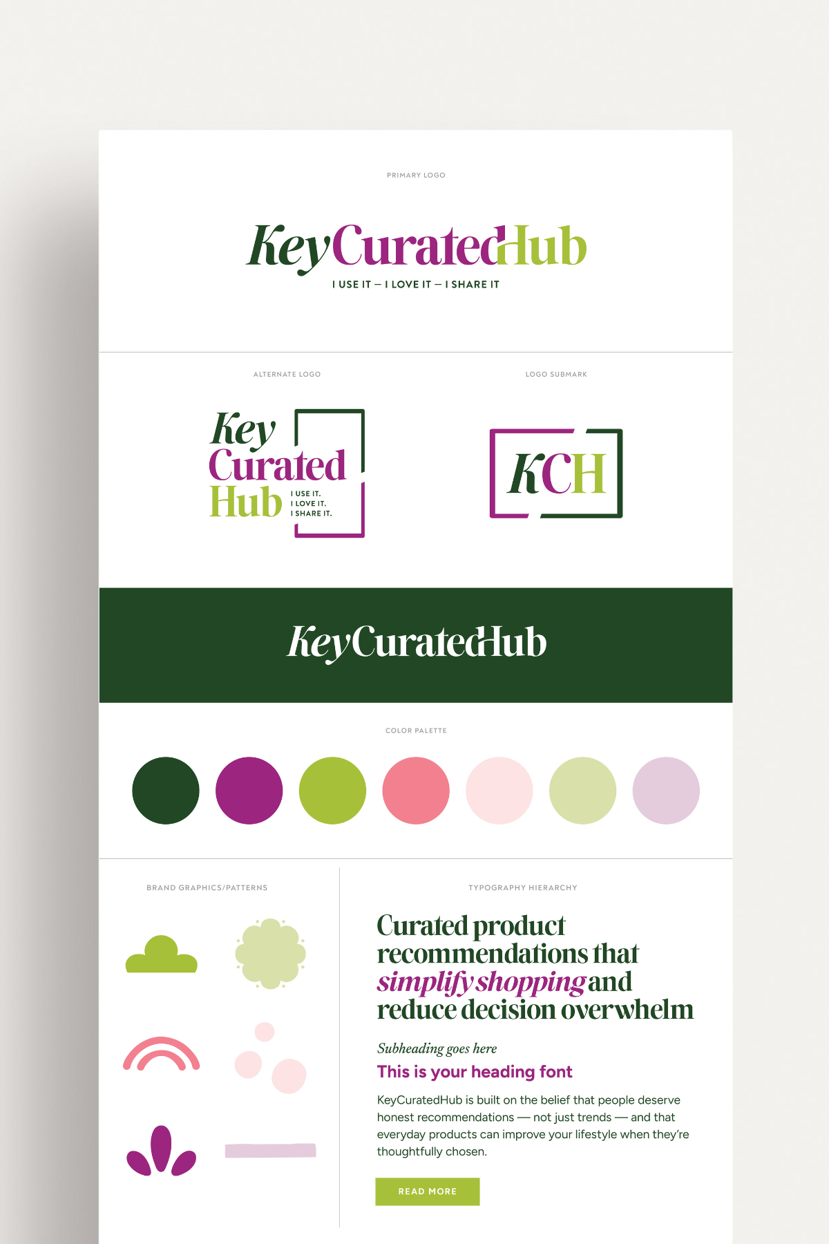 Colorful Brand Kit for Influencers, Social Media Managers, and Virtual Assistants