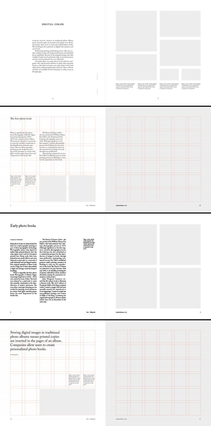 Square Photobook Grid System for InDesign | Serif