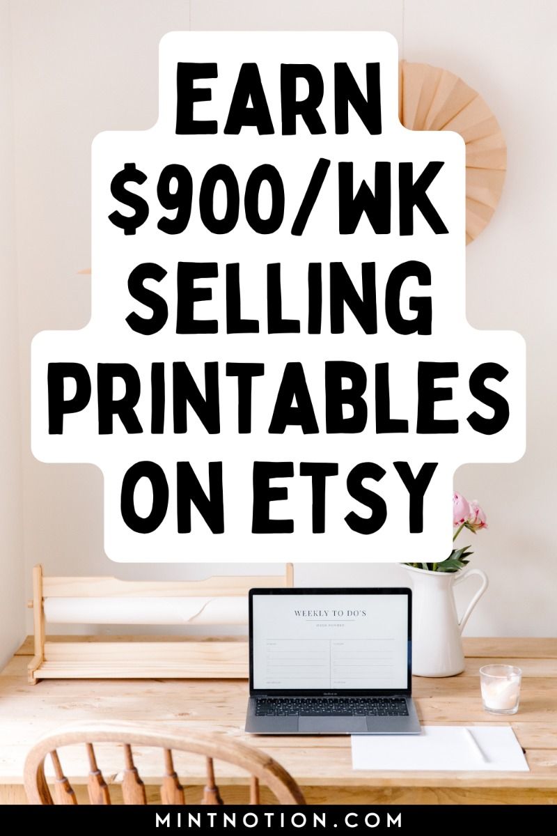 Make Money on Etsy Selling Printables