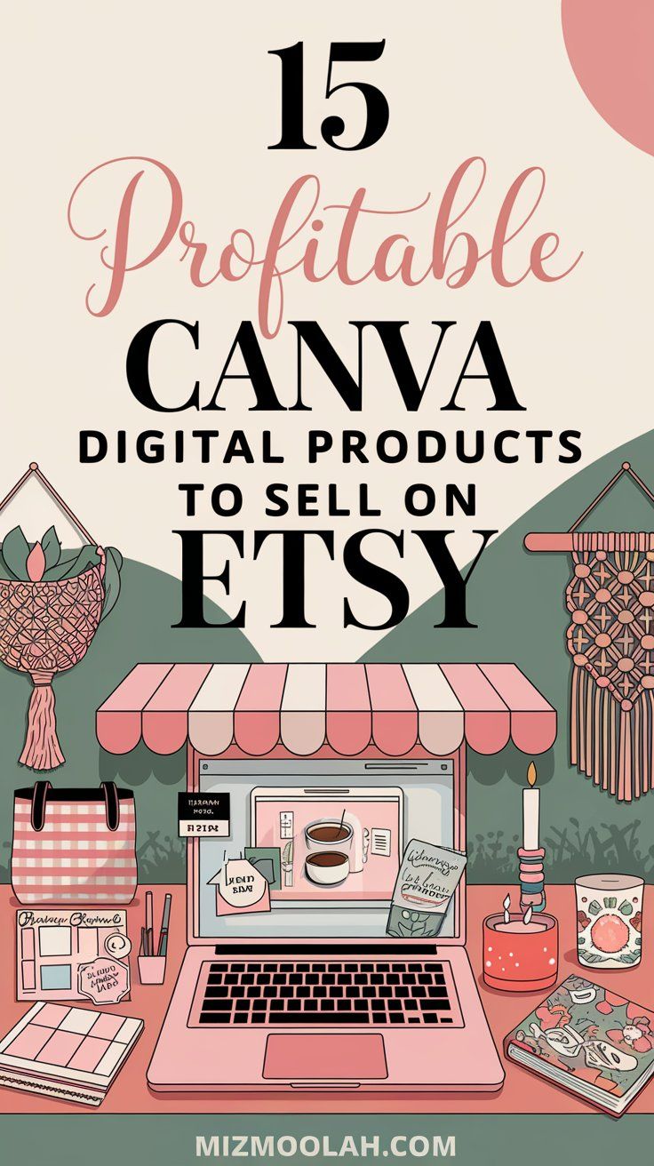 15 Profitable Canva Digital Products to Sell on Etsy