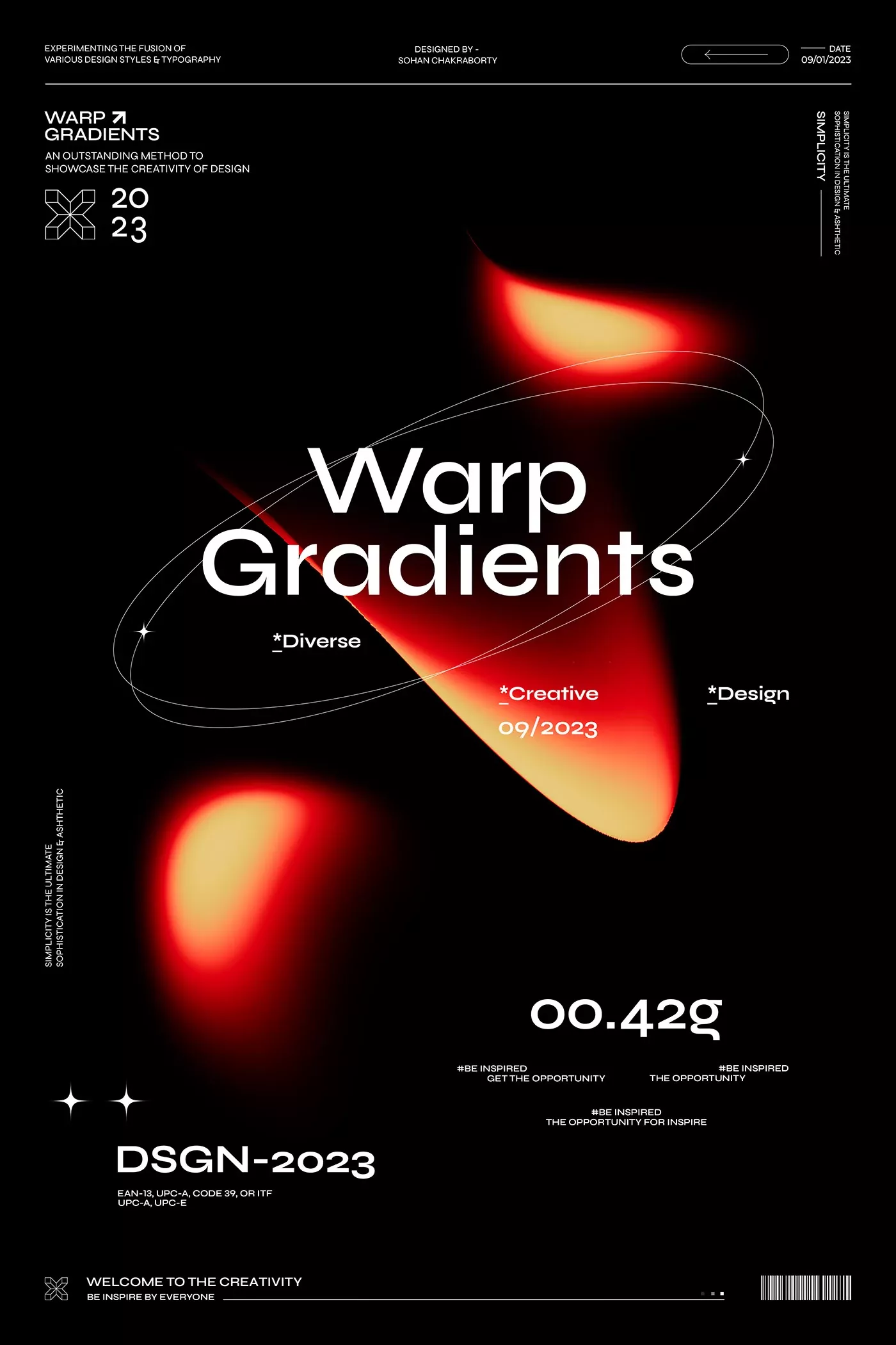 Warp Gradients – Poster Design – Sohan Chakraborty