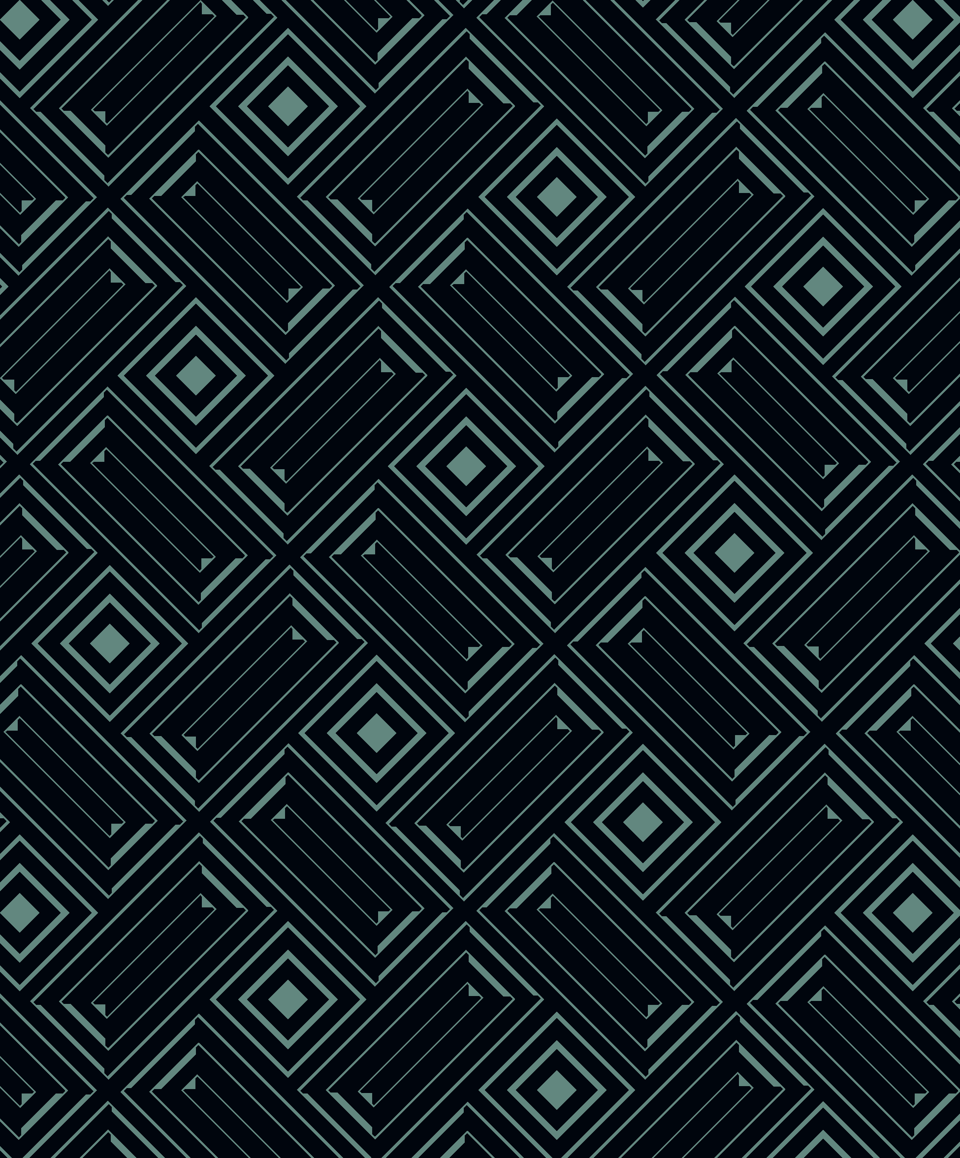 Geometric Diamond Line Maze Pattern