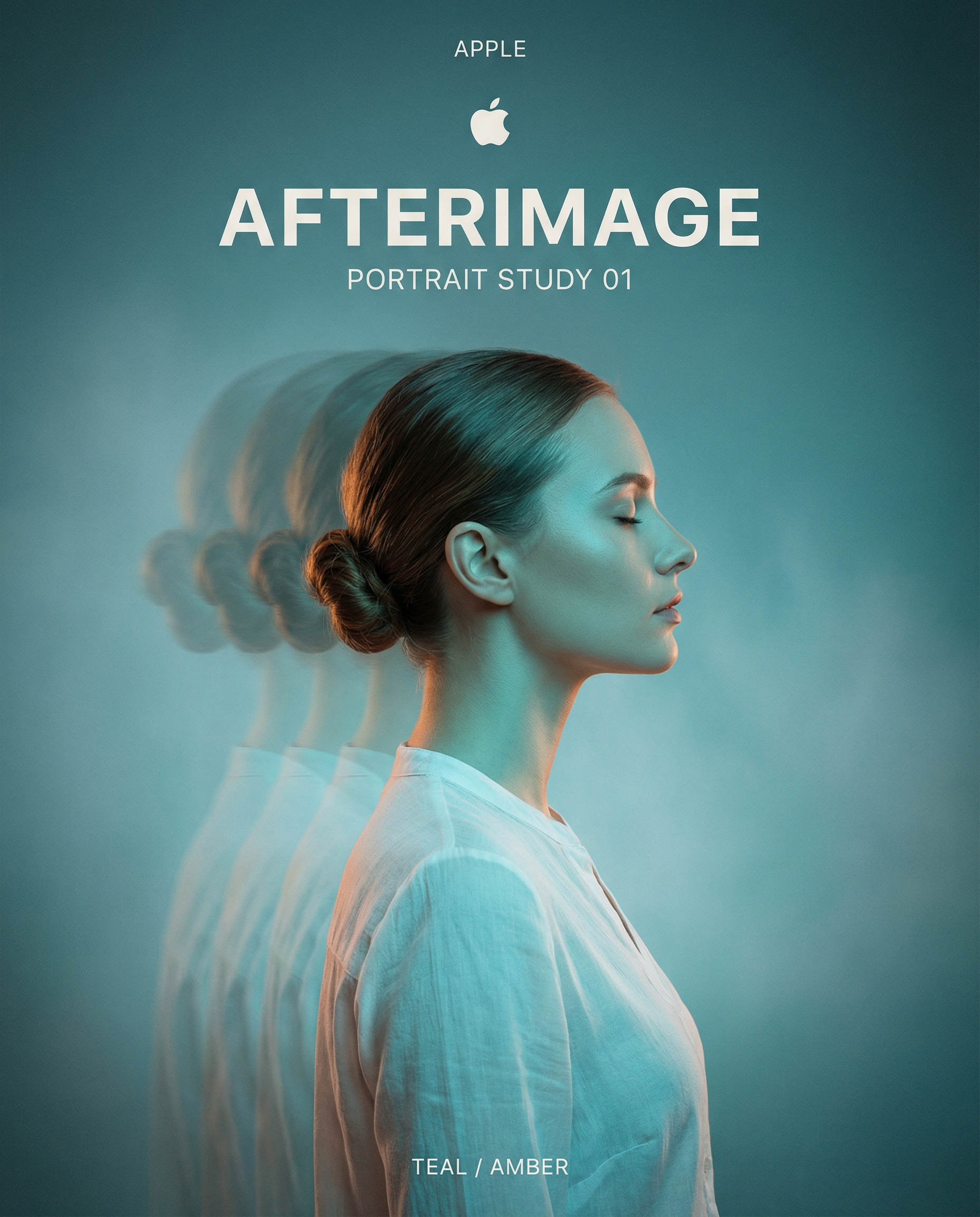 Creative Portrait Illustration Poster Design