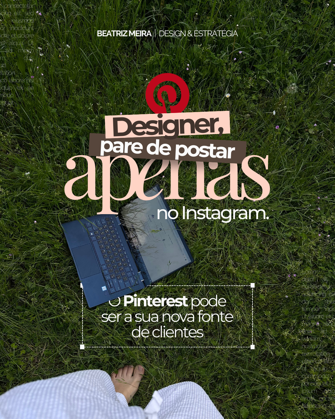 Social Media Design Post – Designer, pare de postar apenas no Instagram