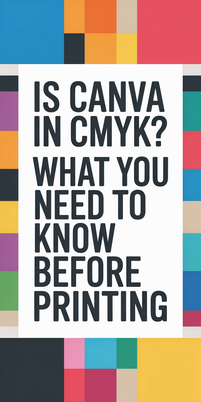 Is Canva in CMYK? What You Need to Know Before Printing