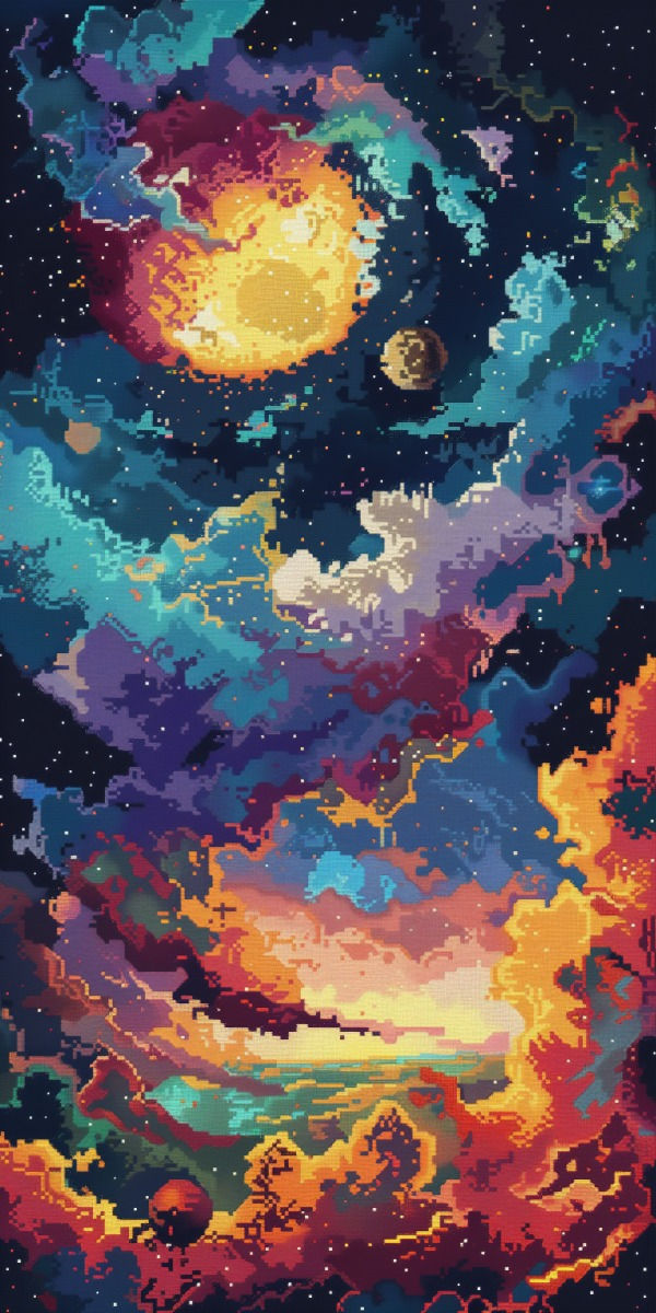Pixel Art Wallpapers – Heavenly View 4