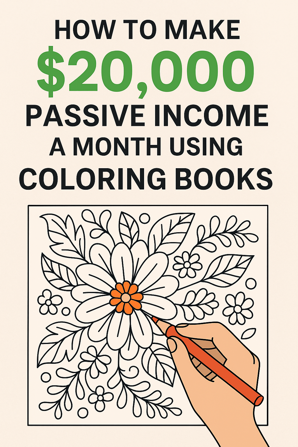 🎨 Step-by-Step: Create & Sell a Coloring Book on Canva for Amazon KDP
