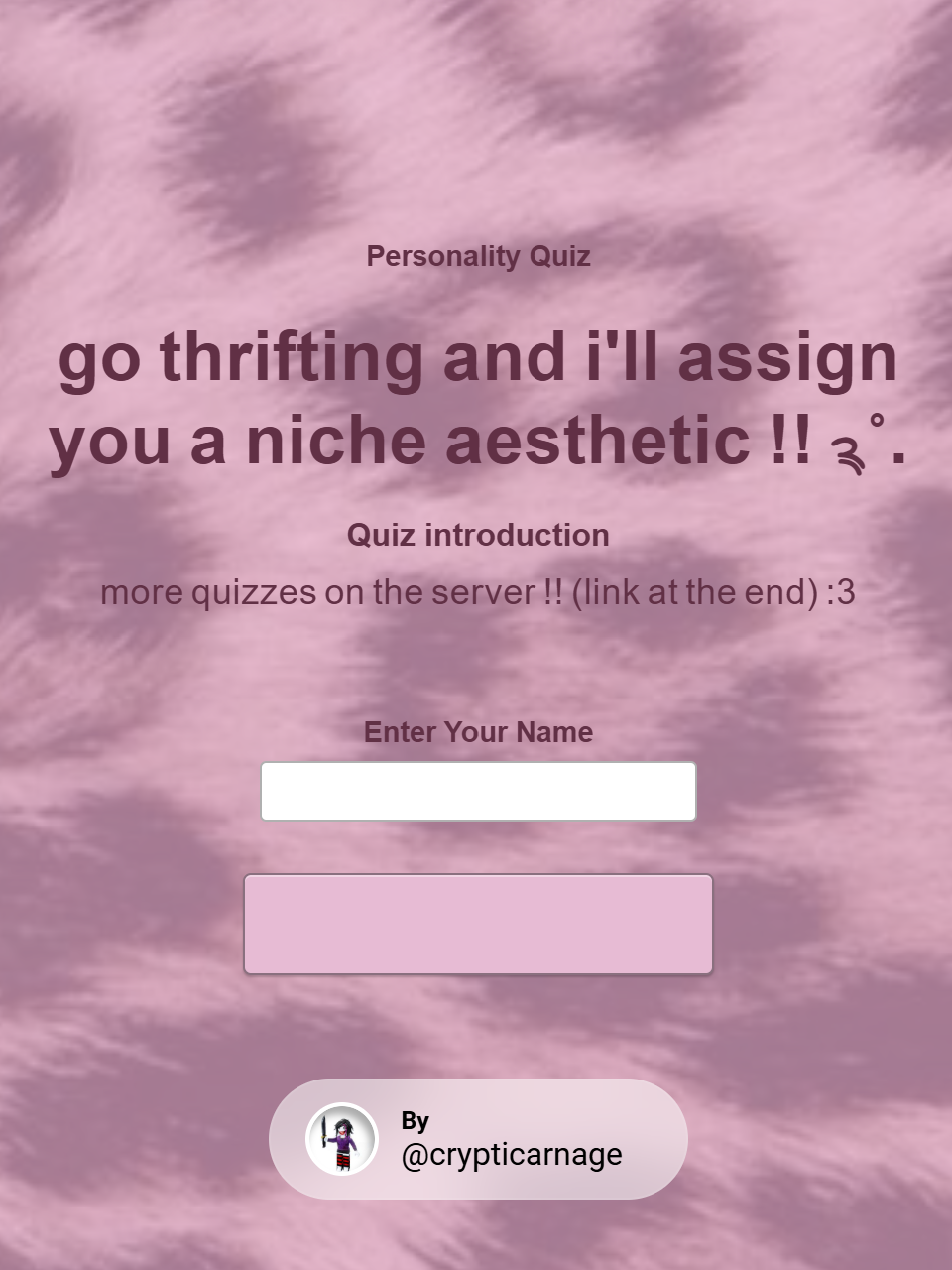 go thrifting and i’ll assign you a niche aesthetic !! ༉˚.