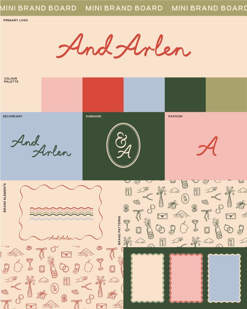 And Arlen Jewelry Branding | By Projects Studio. Branding design, illustration design style