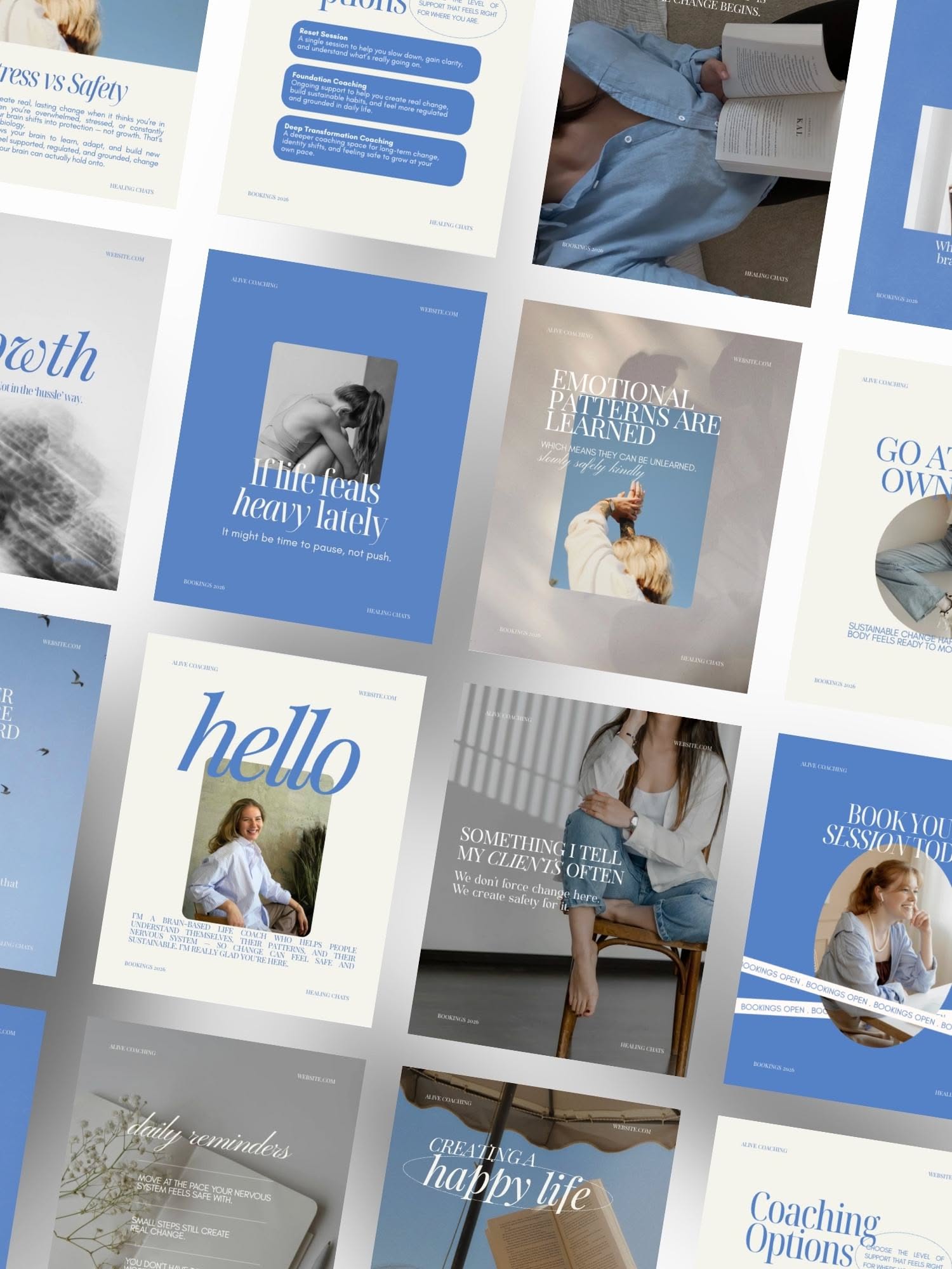 Life Coach Instagram Templates | 50 Editable Canva Posts + Stock Photos (digital Download) – Etsy