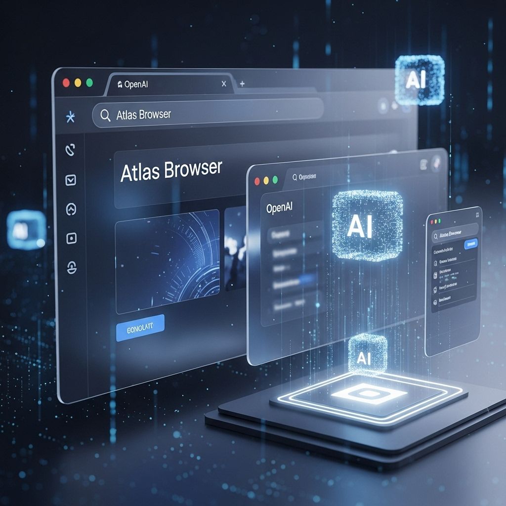 Atlas Browser – A Futuristic OpenAI UI Concept