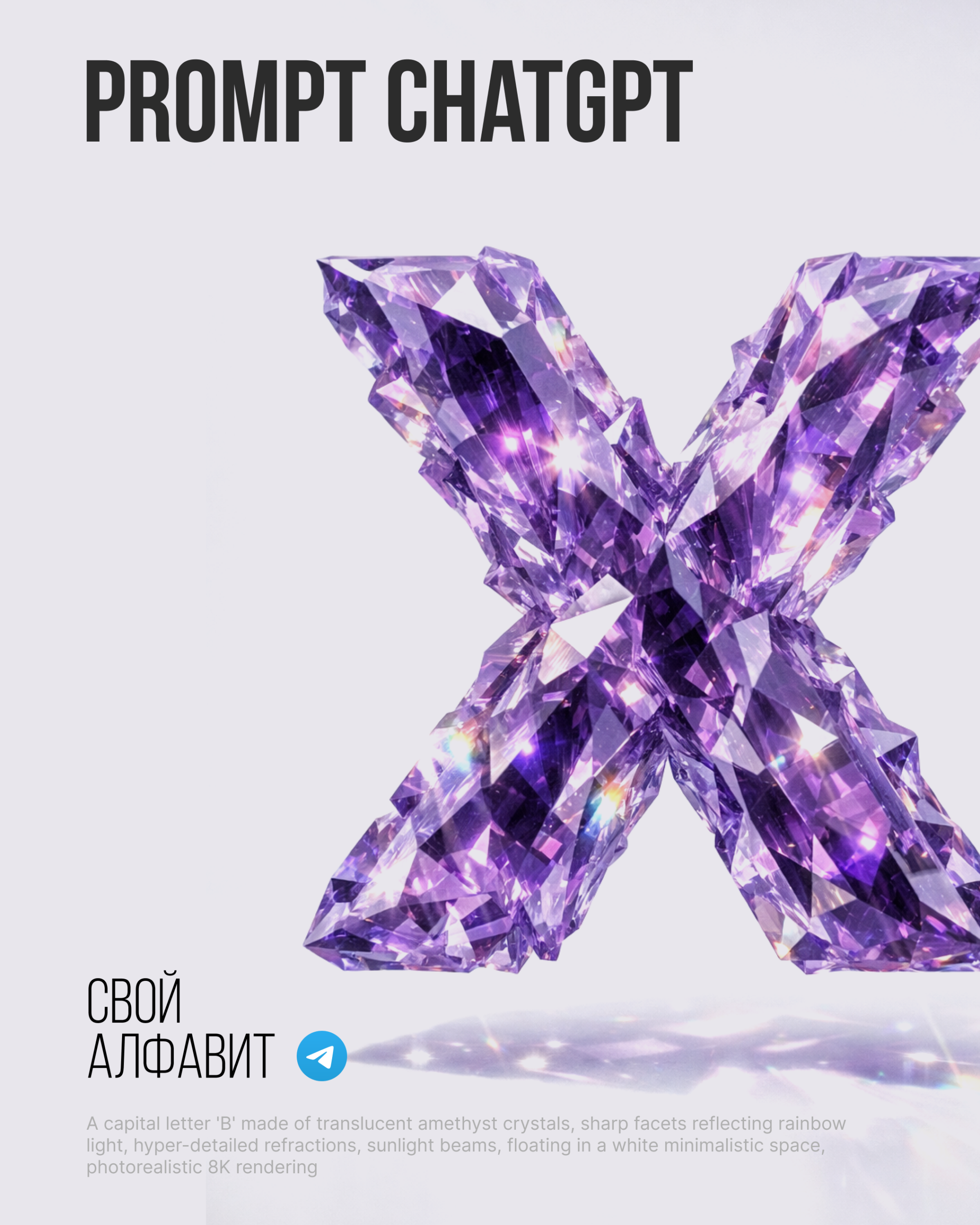 Create your own alphabet / Prompt