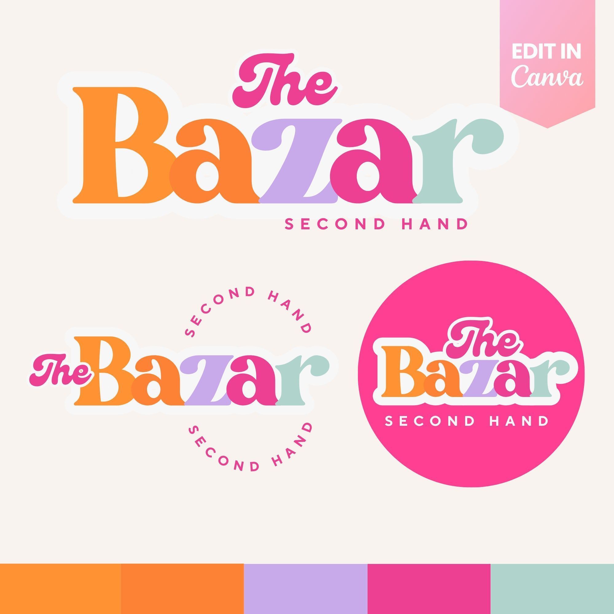 Vibrant Pink Craft Logo Ideas: Playful & Colorful Branding