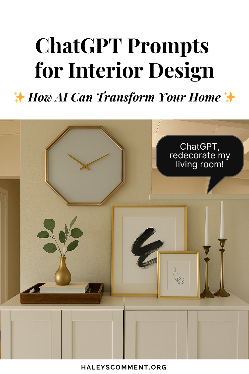 ChatGPT Interior Design Prompts to Style Your Space