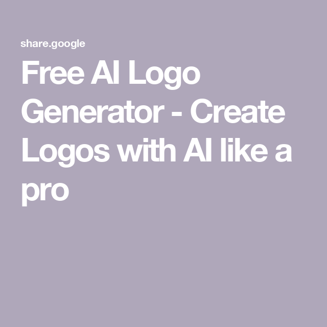 Free AI Logo Generator – Create Logos with AI like a pro | Sologo AI