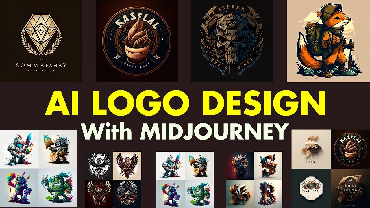 MidJourney AI Logo Design – Creating AI Generated Logos Using MidJourney | Easy AI Logo Best Prompts