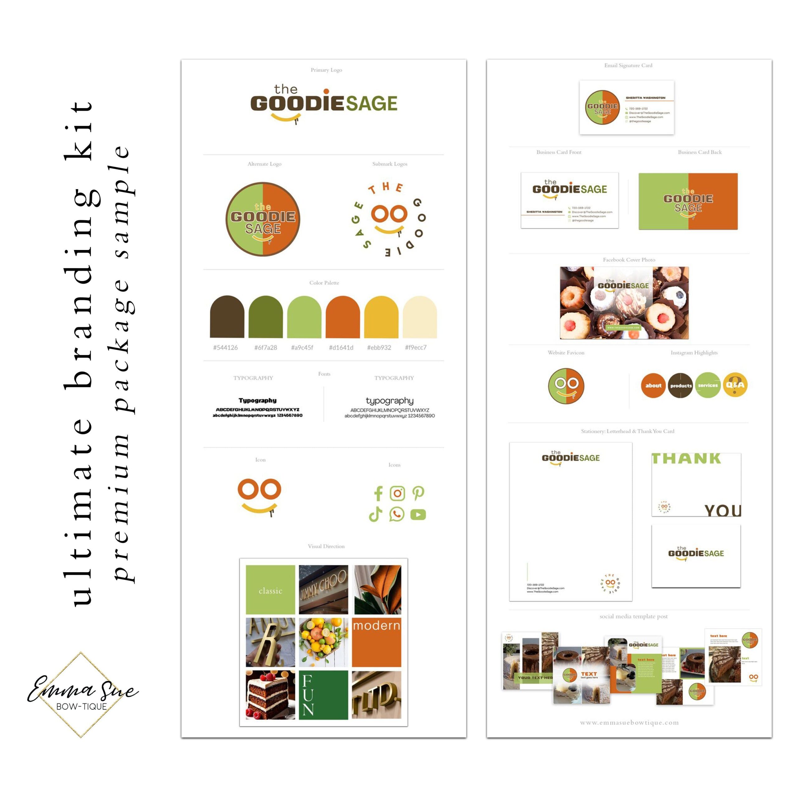 The Ultimate Business Branding Kit – Logo Design, Alternative Logo and Watermark, Social Media Kit & Business Card – BRANDING KIT