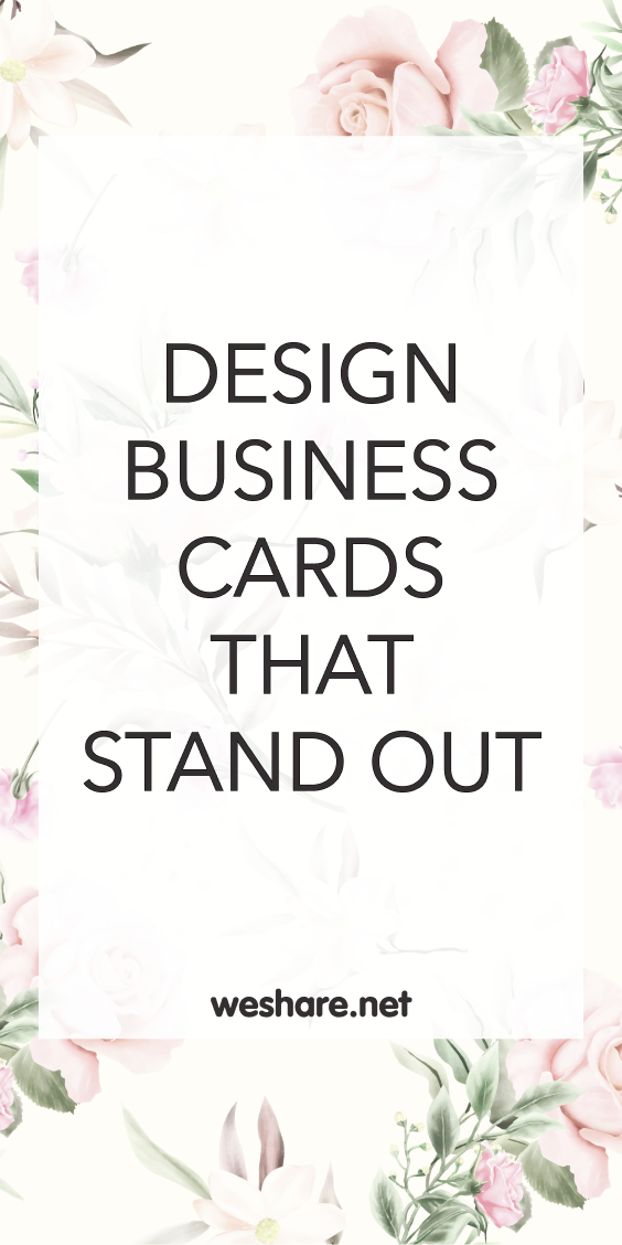 Design Business Cards That Stand Out