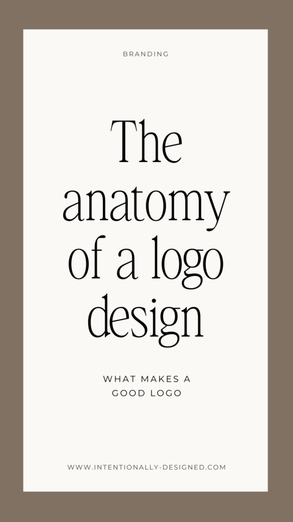 The anatomy of a logo design – Intentionally Designed