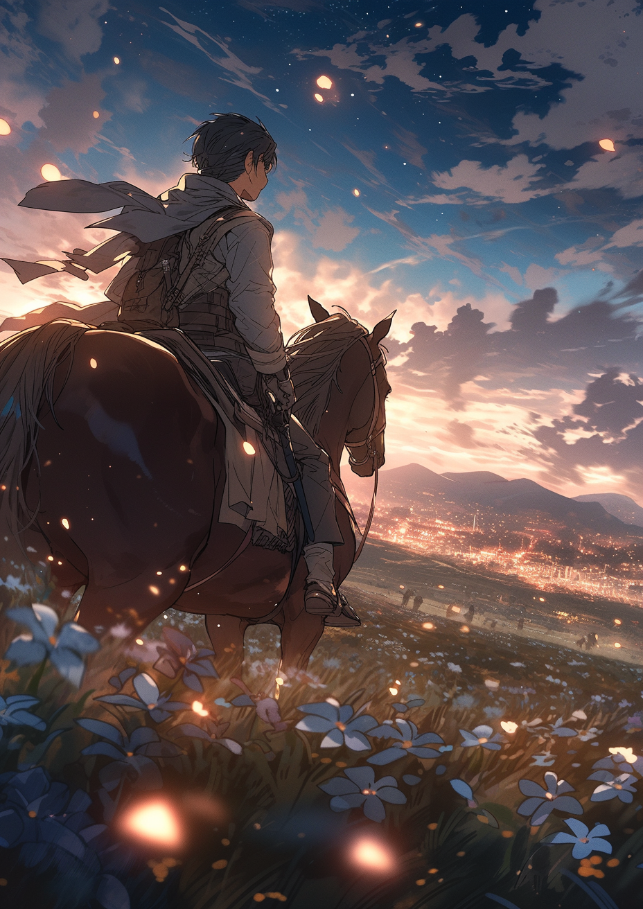 Eren Jaeger Horseriding
