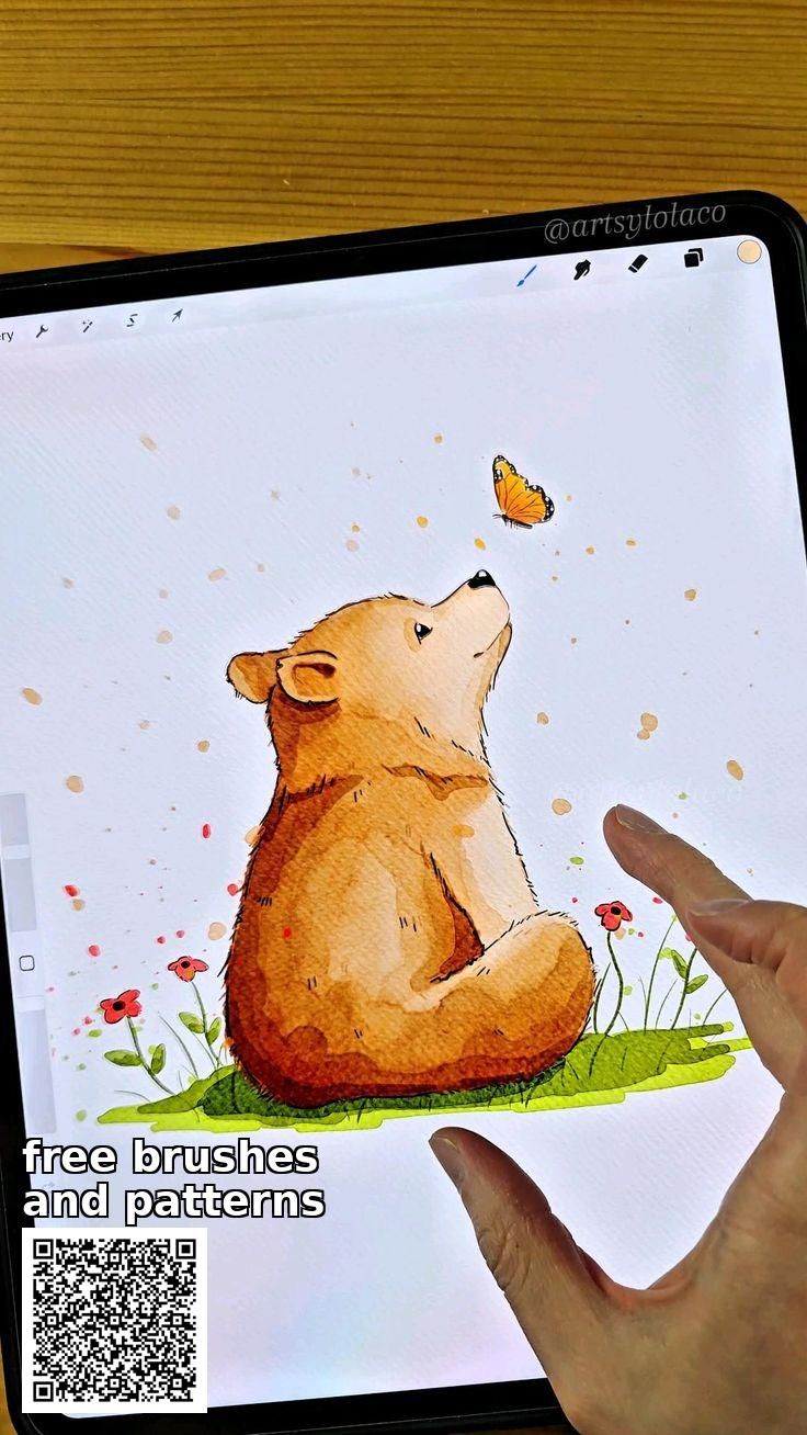 procreate autumn anime art | Wild Textures Procreate Brushes