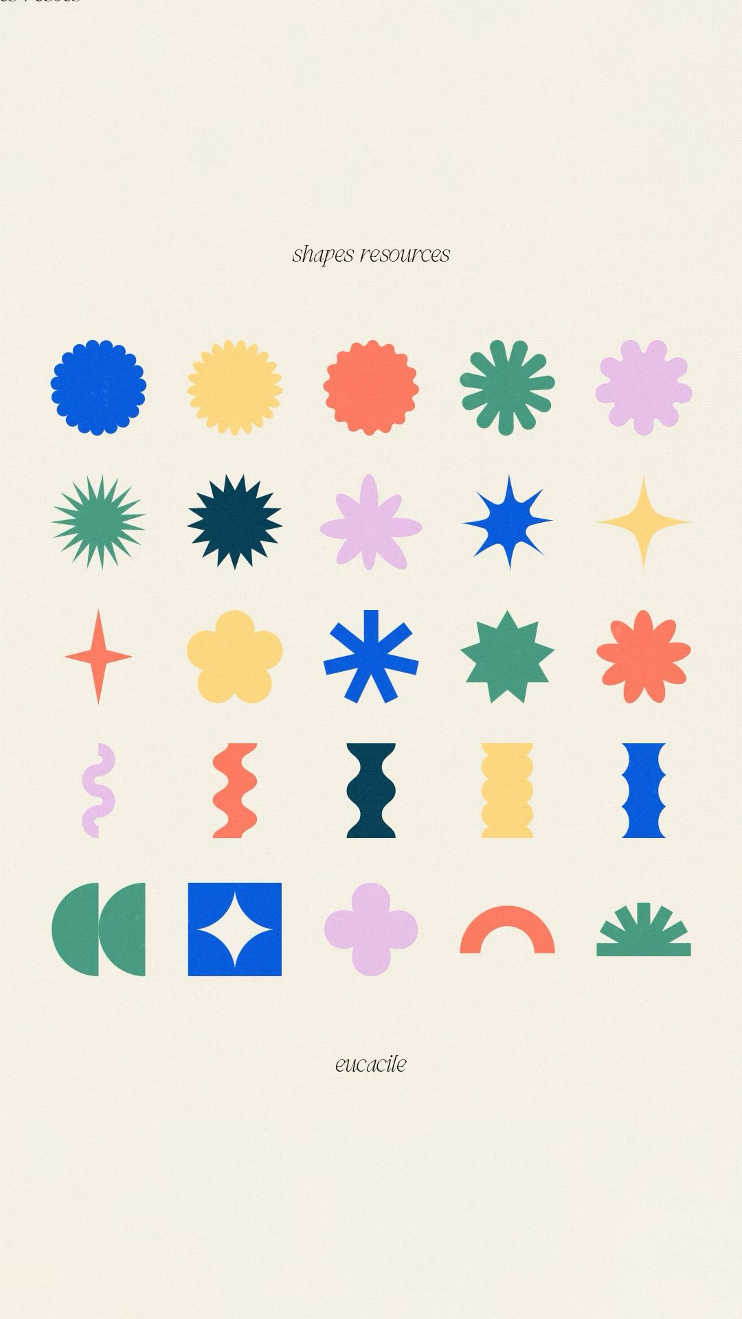 shapes resources • eucacile