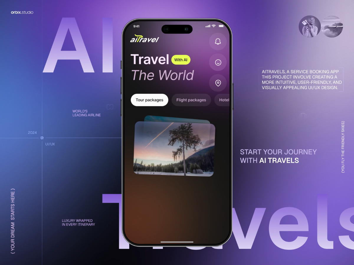 AiTravel Mobile App | Package Creating | Orbix Studio