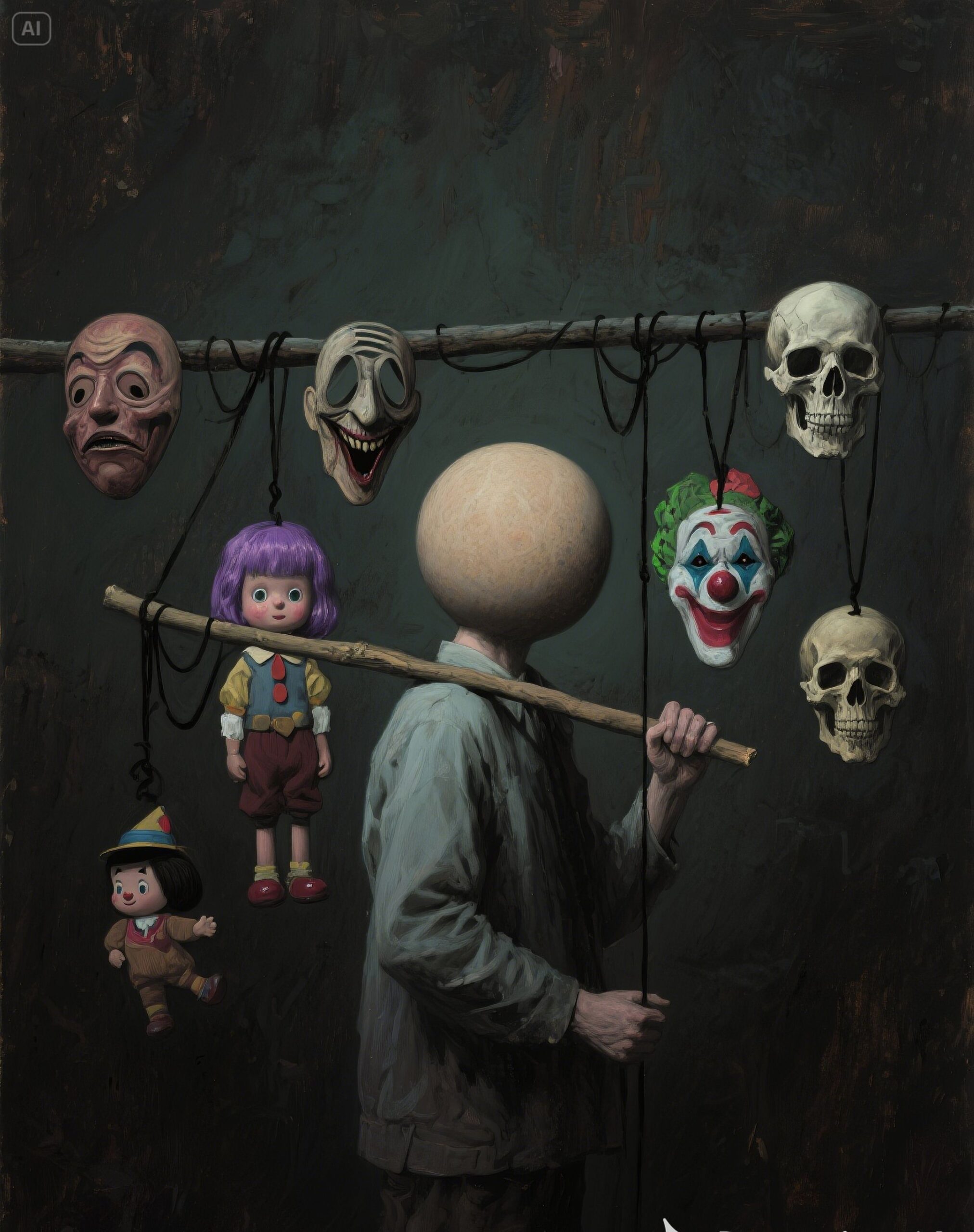 the man without face